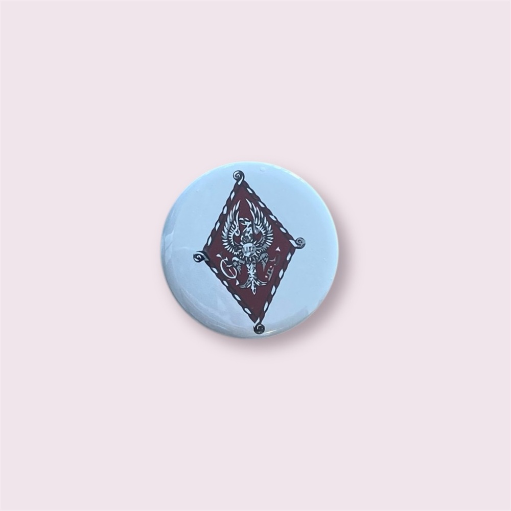 Pi Beta Phi Crest Button Pin